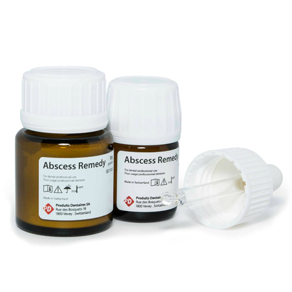 Abscess remedy/Абсцесс Ремеди- материал для врем. пломб. инфиц.корневых каналов(15г пор.+15мл жид.)